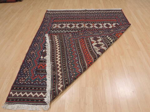 Kilim Red Flat Woven 53 X 70  Area Rug 100-109892 Image 9
