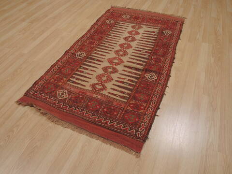 Kilim Red Flat Woven 30 X 52  Area Rug 100-109895 Image 2