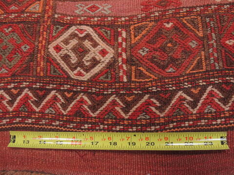 Kilim Red Flat Woven 30 X 52  Area Rug 100-109895 Image 6