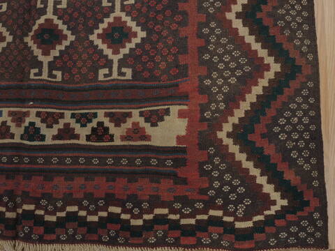 Kilim Brown Flat Woven 50 X 74  Area Rug 100-109897 Image 5