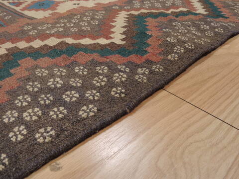 Kilim Brown Flat Woven 50 X 74  Area Rug 100-109897 Image 7