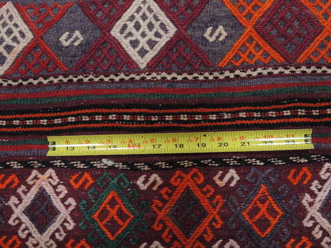 Kilim Red Runner Flat Woven 52 X 99  Area Rug 100-109906 Image 10