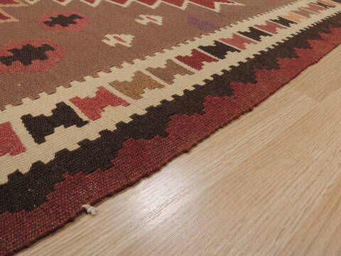 Kilim Brown Flat Woven 33 X 511  Area Rug 100-109911 Image 5
