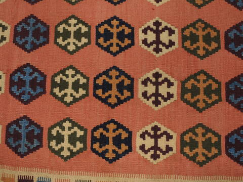 Kilim Brown Flat Woven 42 X 55  Area Rug 100-109912 Image 5