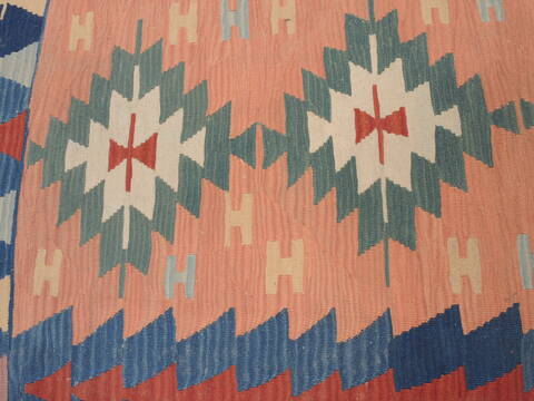 Kilim Brown Flat Woven 37 X 54  Area Rug 100-109913 Image 4