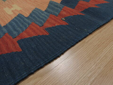 Kilim Brown Flat Woven 37 X 54  Area Rug 100-109913 Image 5