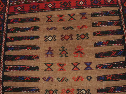 Kilim Red Square Flat Woven 33 X 33  Area Rug 100-109916 Image 4