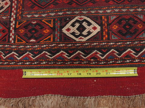 Kilim Red Square Flat Woven 37 X 40  Area Rug 100-109917 Image 9