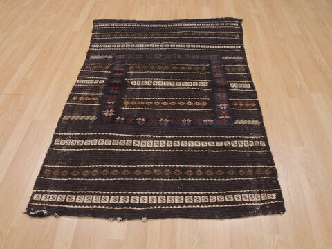 Kilim Brown Flat Woven 310 X 51  Area Rug 100-109918 Image 1