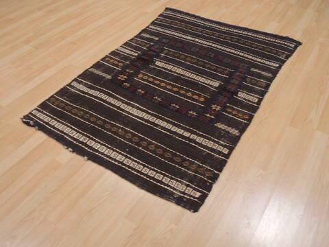 Kilim Brown Flat Woven 310 X 51  Area Rug 100-109918 Image 2