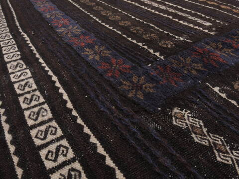 Kilim Brown Flat Woven 310 X 51  Area Rug 100-109918 Image 5