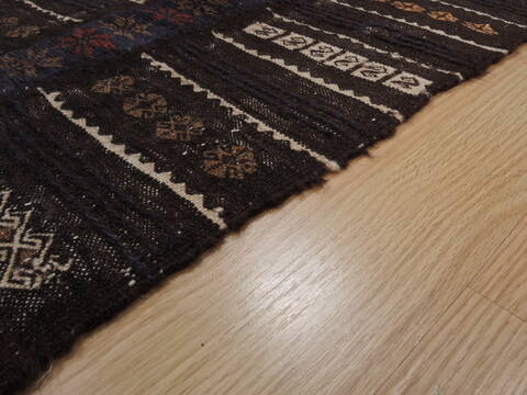 Kilim Brown Flat Woven 310 X 51  Area Rug 100-109918 Image 6