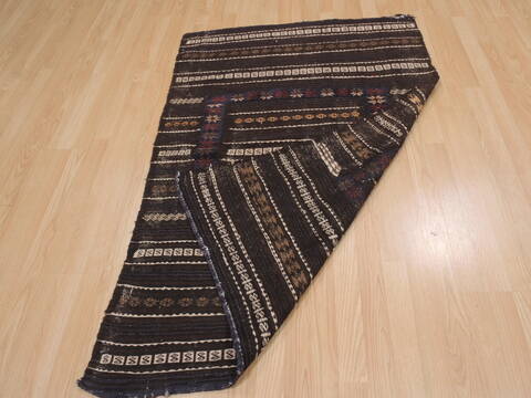 Kilim Brown Flat Woven 310 X 51  Area Rug 100-109918 Image 7