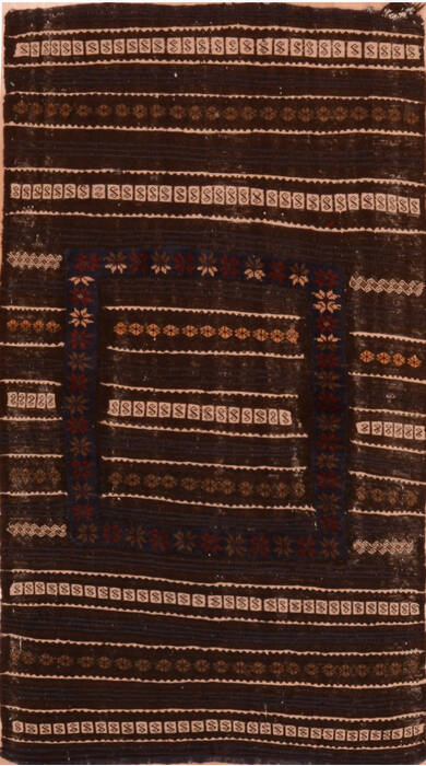Kilim Brown Flat Woven 310 X 51  Area Rug 100-109918 Image 0