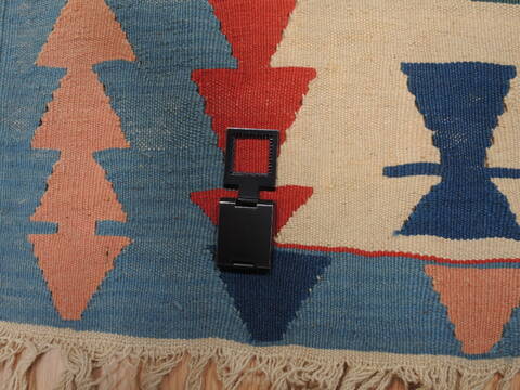 Kilim Blue Flat Woven 36 X 56  Area Rug 100-109920 Image 9