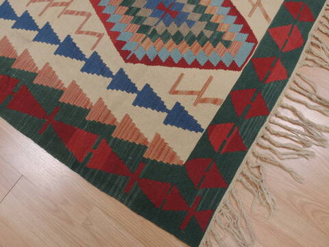 Kilim Red Flat Woven 310 X 57  Area Rug 100-109937 Image 4
