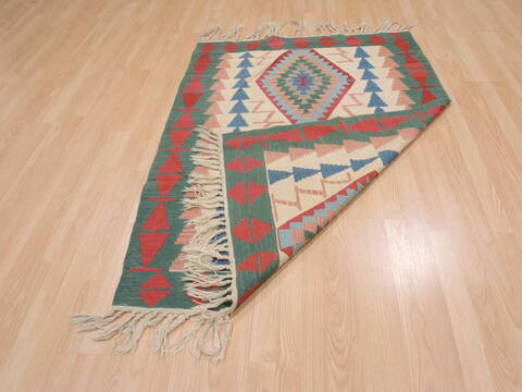 Kilim Red Flat Woven 310 X 57  Area Rug 100-109937 Image 7