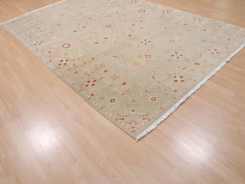 Pak-Persian Beige Hand Knotted 62 X 93  Area Rug 100-109949 Image 3