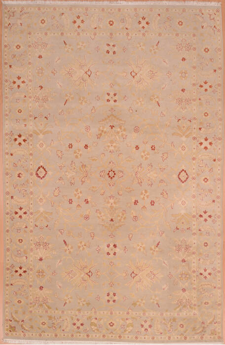 Pak-Persian Beige Hand Knotted 62 X 93  Area Rug 100-109949 Image 0