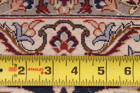 Isfahan Red Hand Knotted 86 X 120  Area Rug 254-109954 Image 1