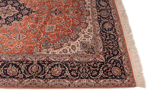 Isfahan Red Hand Knotted 86 X 120  Area Rug 254-109954 Image 2