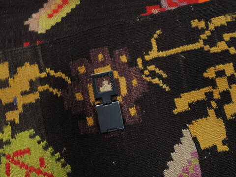Kilim Green Runner Flat Woven 54 X 126  Area Rug 100-109978 Image 13