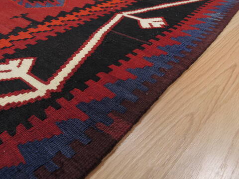 Kilim Red Flat Woven 59 X 101  Area Rug 100-109986 Image 6