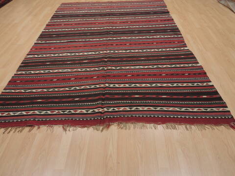 Kilim Red Flat Woven 62 X 94  Area Rug 100-109987 Image 1
