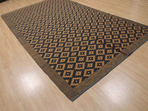 Kilim Beige Flat Woven 611 X 120  Area Rug 100-109991 Image 3