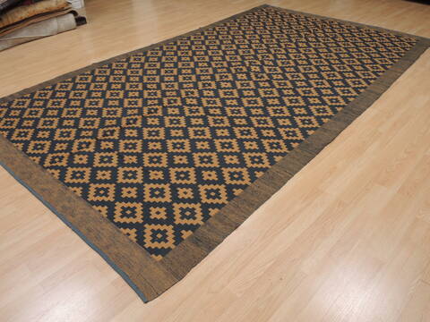 Kilim Beige Flat Woven 611 X 120  Area Rug 100-109991 Image 5