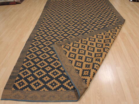 Kilim Beige Flat Woven 611 X 120  Area Rug 100-109991 Image 8