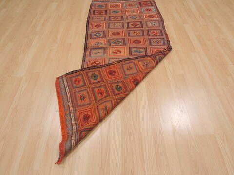 Kilim Red Runner Flat Woven 30 X 611  Area Rug 100-109992 Image 6