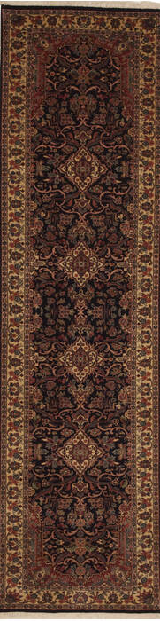 Bidjar Blue Runner Hand Knotted 28 X 101  Area Rug 100-11202 Image 0