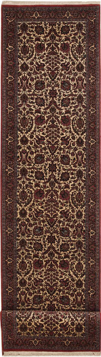 Bidjar Beige Runner Hand Knotted 210 X 131  Area Rug 100-11214 Image 0