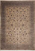 Kashan Beige Hand Knotted 99 X 138  Area Rug 100-11260 Thumb 0