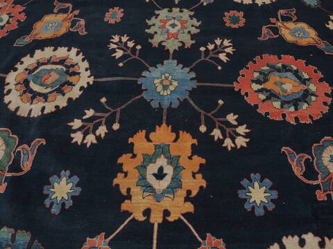 Tabriz Blue Hand Knotted 136 X 1711  Area Rug 100-11278 Image 11