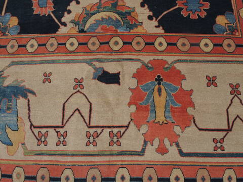 Tabriz Blue Hand Knotted 136 X 1711  Area Rug 100-11278 Image 12