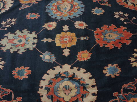 Tabriz Blue Hand Knotted 136 X 1711  Area Rug 100-11278 Image 5