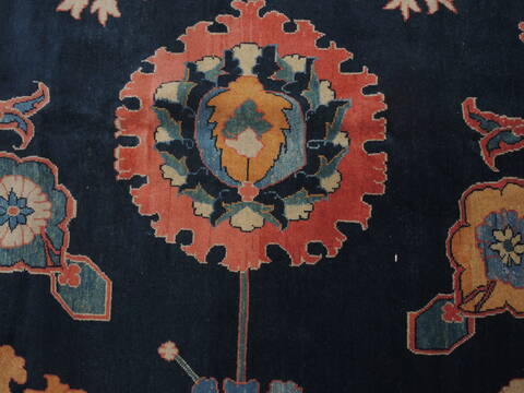 Tabriz Blue Hand Knotted 136 X 1711  Area Rug 100-11278 Image 6