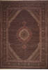 Tabriz Brown Hand Knotted 113 X 160  Area Rug 100-11290 Thumb 0
