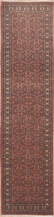 Sarab Purple Runner Hand Knotted 26 X 103  Area Rug 100-11463 Image 0
