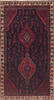 Hamedan Blue Hand Knotted 39 X 73  Area Rug 100-11483 Thumb 0