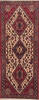 Qashqai Red Runner Hand Knotted 27 X 68  Area Rug 100-11505 Thumb 0