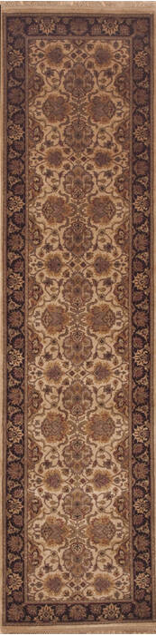 Jaipur Beige Runner Hand Knotted 26 X 100  Area Rug 100-11536 Image 0