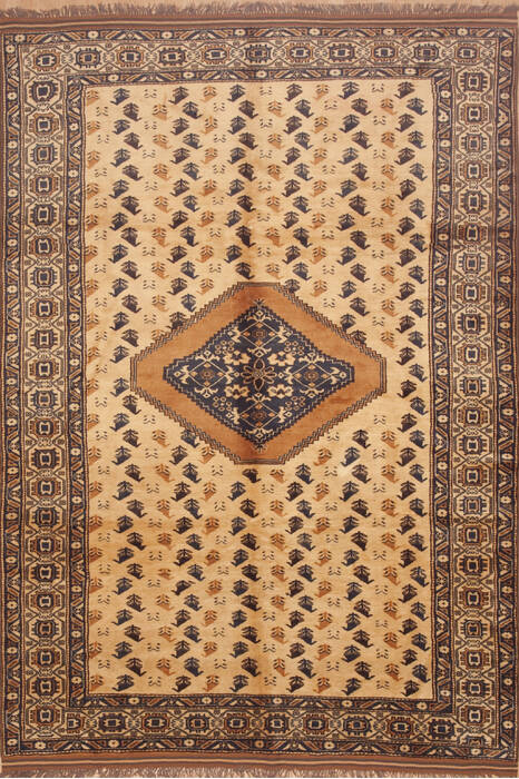 Kazak Yellow Hand Knotted 66 X 96  Area Rug 100-11694 Image 0