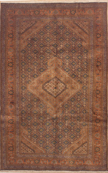Ardebil Brown Hand Knotted 64 X 101  Area Rug 100-11723 Image 0