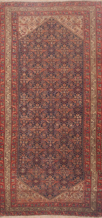 Malayer Red Hand Knotted 66 X 165  Area Rug 100-11800 Image 0