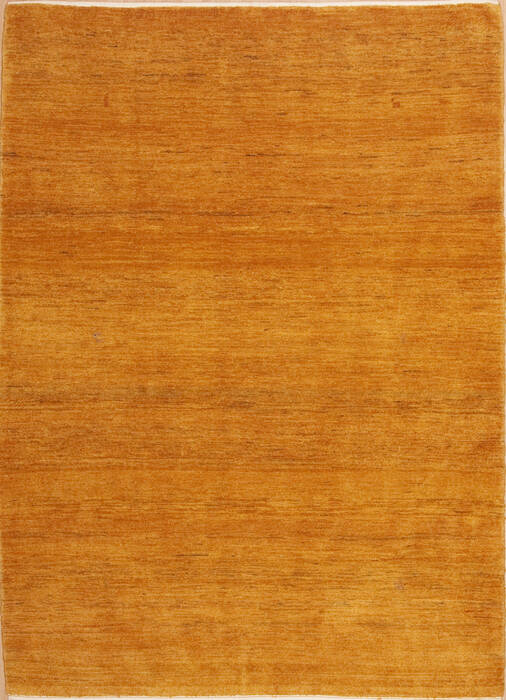 Gabbeh Yellow Hand Knotted 56 X 76  Area Rug 100-11827 Image 0