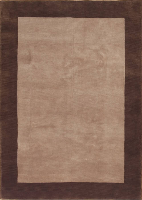 Indo-Nepal Brown Hand Knotted 63 X 96  Area Rug 100-11838 Image 0