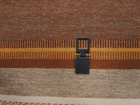 Kilim Brown Hand Knotted 54 X 611  Area Rug 100-110014 Image 11